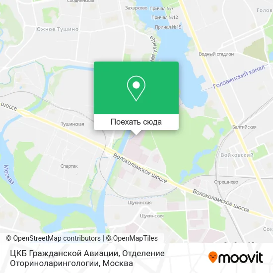 Карта ЦКБ Гражданской Авиации, Отделение Оториноларингологии
