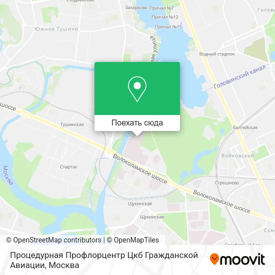 Карта Процедурная Профлорцентр  Цкб Гражданской Авиации