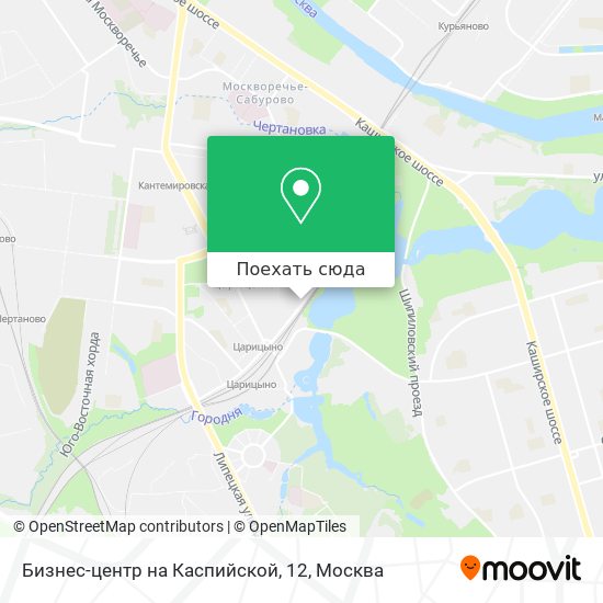 Карта Бизнес-центр на Каспийской, 12