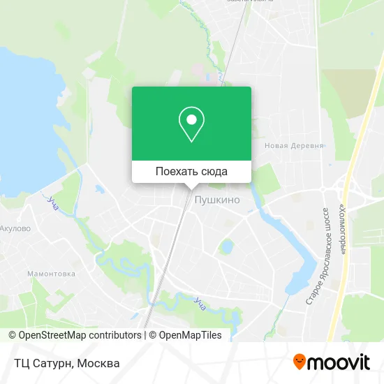 Карта ТЦ Сатурн
