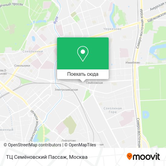 Карта ТЦ Семёновский Пассаж
