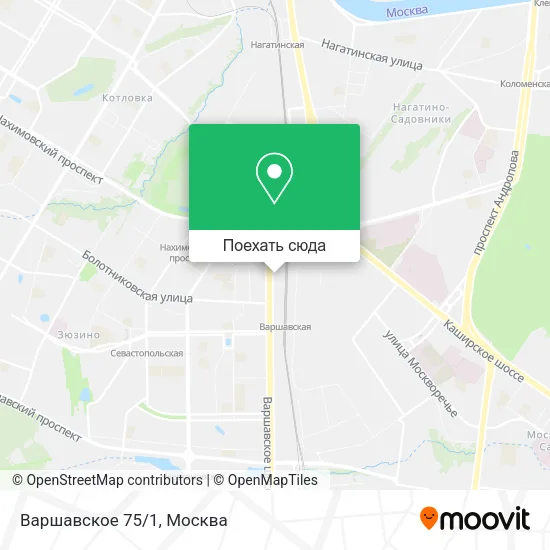 Карта Варшавское 75/1