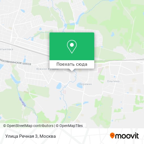 Карта Улица Речная 3
