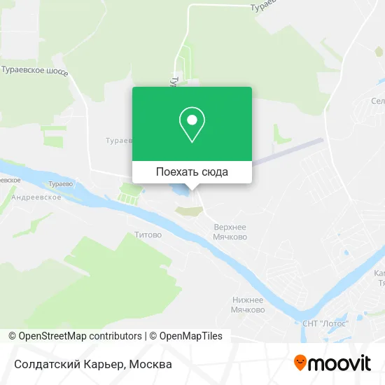 Карта Солдатский Карьер