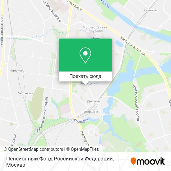 Карта Пенсионный Фонд Российской Федерации