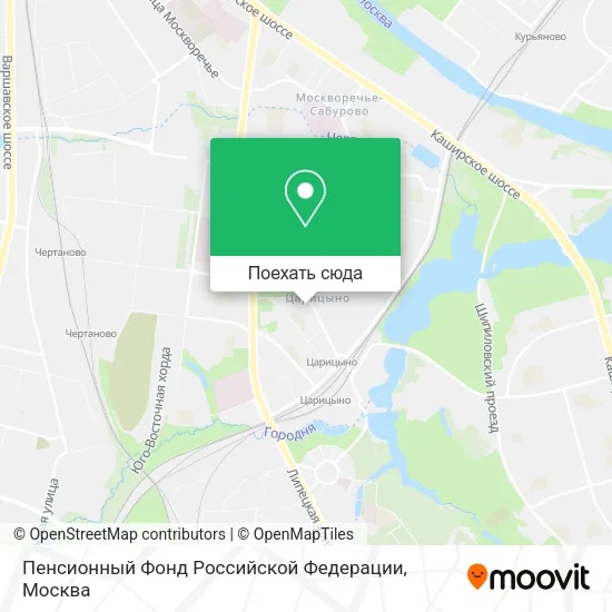 Карта Пенсионный Фонд Российской Федерации