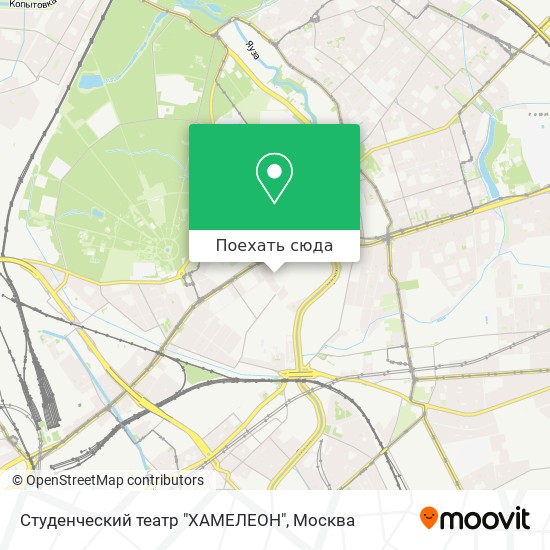 Карта Студенческий театр "ХАМЕЛЕОН"