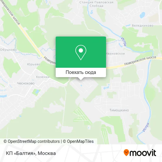 Карта КП «Балтия»