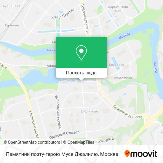 Карта Памятник поэту-герою Мусе Джалилю