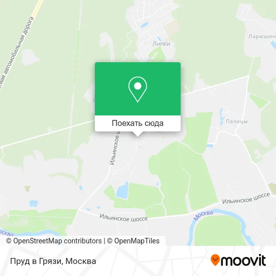 Карта Пруд в Грязи
