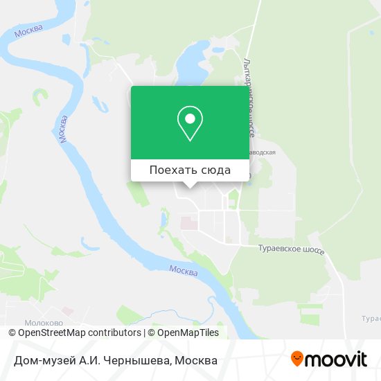 Карта Дом-музей А.И. Чернышева