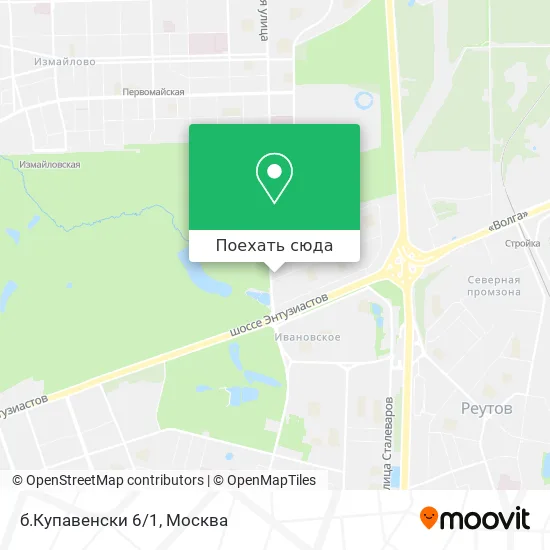Карта б.Купавенски 6/1