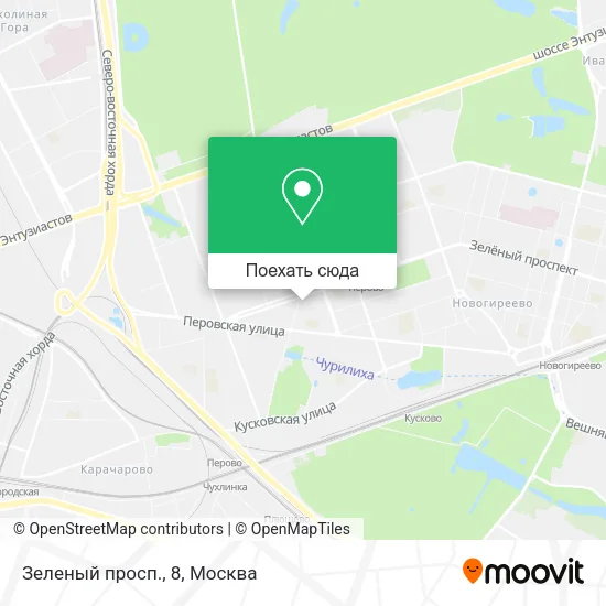 Карта Зеленый просп., 8