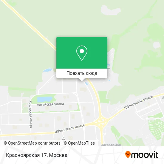 Карта Красноярская 17