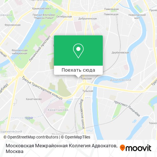 Карта Московская Межрайонная Коллегия Адвокатов