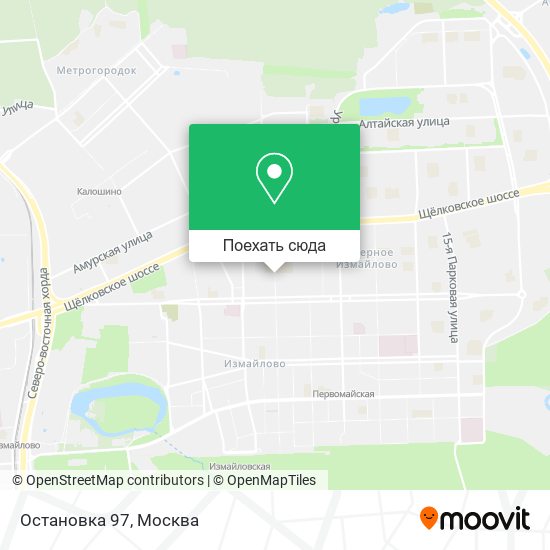 Карта Остановка 97