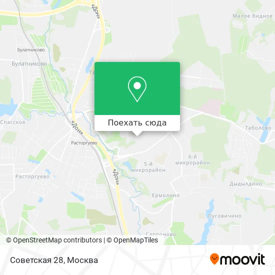 Карта Советская 28