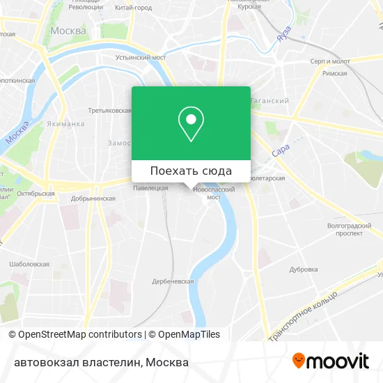 Карта автовокзал властелин