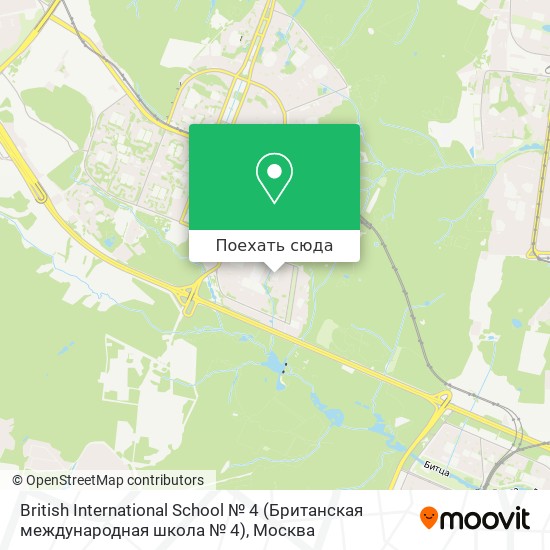 Карта British International School № 4 (Британская международная школа № 4)