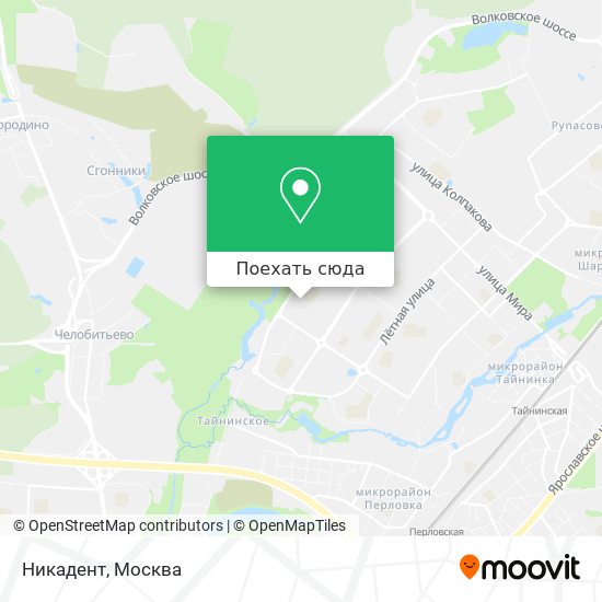 Карта Никадент