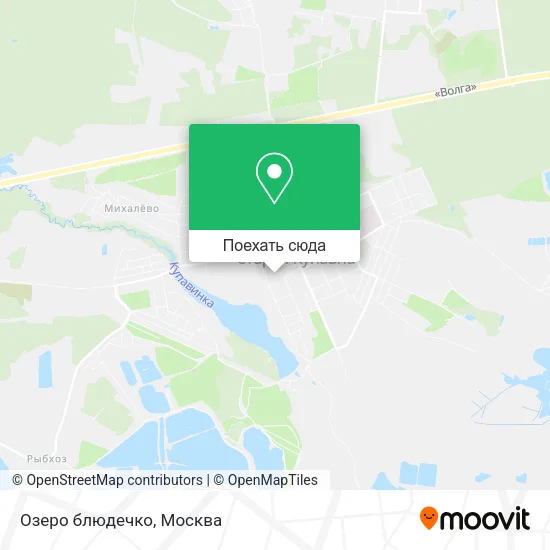 Карта Озеро блюдечко