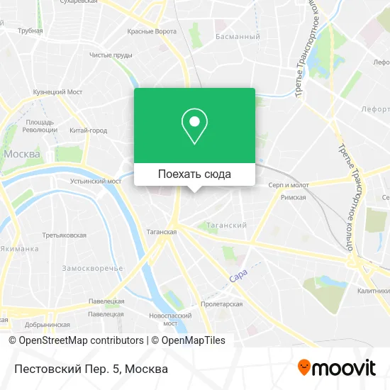 Карта Пестовский Пер. 5