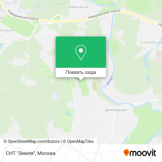 Карта СНТ "Земля"