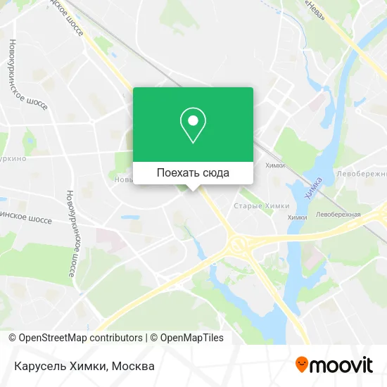 Карта Карусель Химки