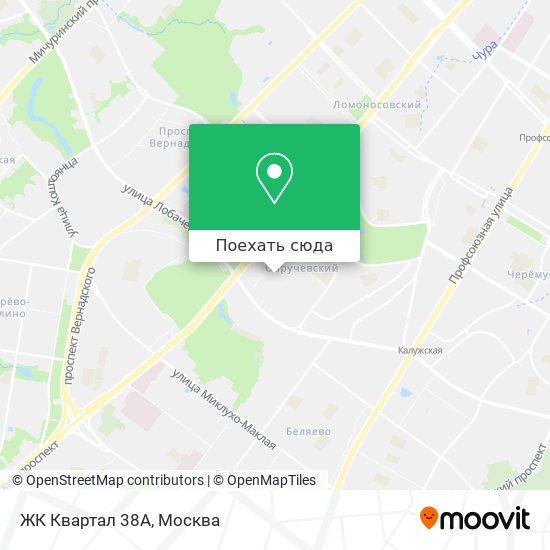 Карта ЖК Квартал 38А