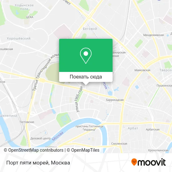 Карта Порт пяти морей