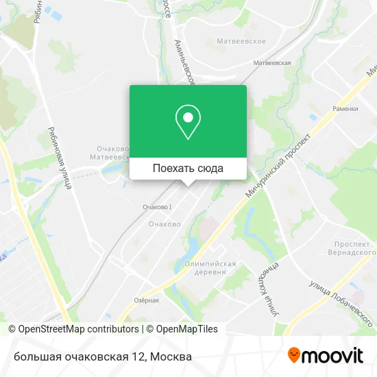 Карта большая очаковская 12
