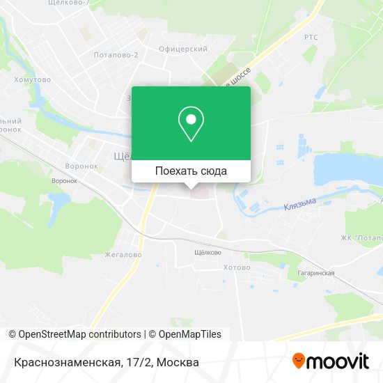 Карта Краснознаменская, 17/2