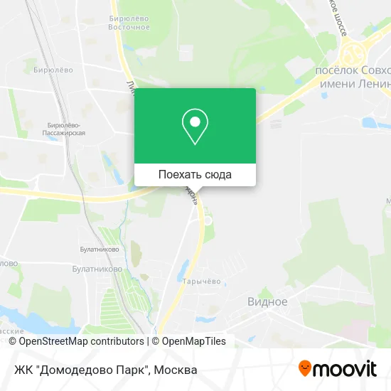 Карта ЖК "Домодедово Парк"