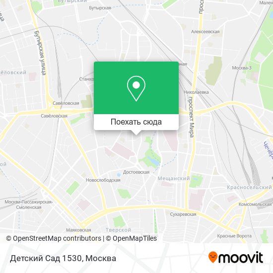 Карта Детский Сад 1530