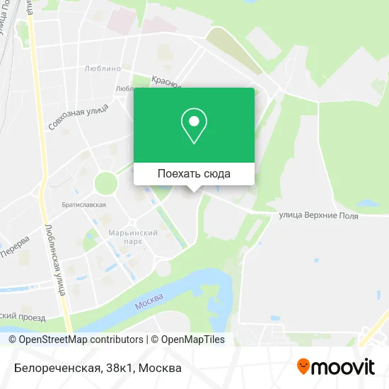 Карта Белореченская, 38к1