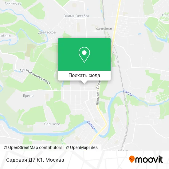 Карта Садовая Д7 К1
