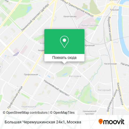 Карта Большая Черемушкинская 24к1
