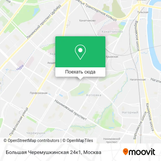 Карта Большая Черемушкинская 24к1