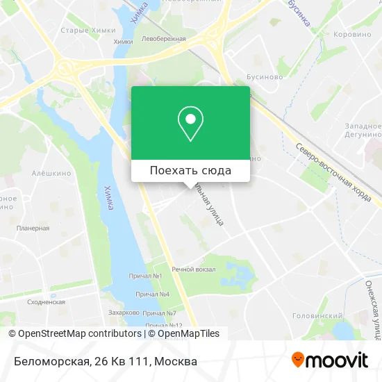 Карта Беломорская, 26 Кв 111