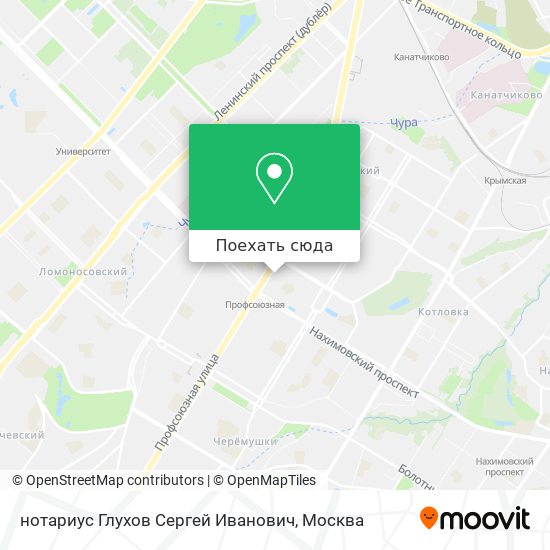 Карта нотариус Глухов Сергей Иванович