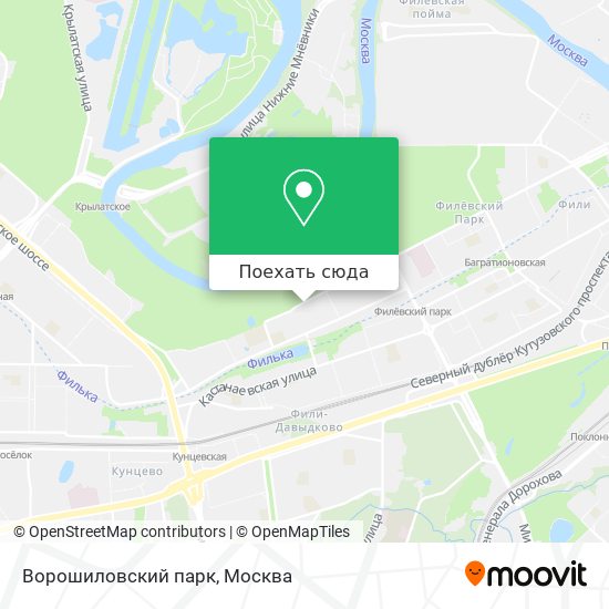 Карта Ворошиловский парк
