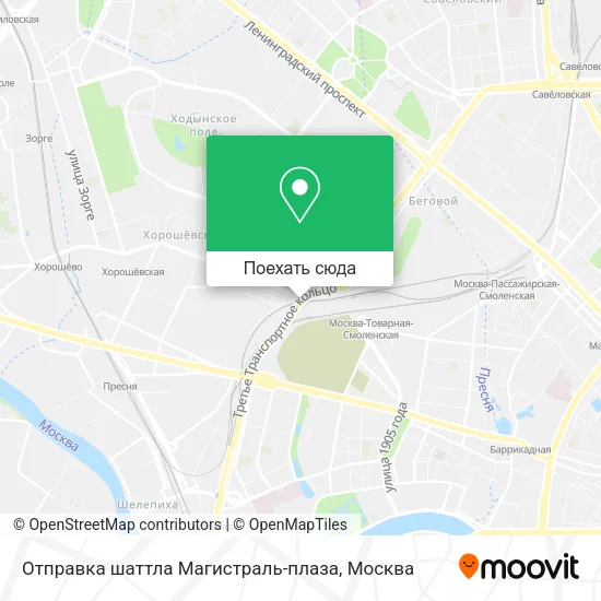 Карта Отправка шаттла Магистраль-плаза