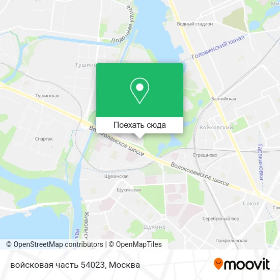 Карта войсковая часть 54023