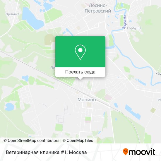 Карта Ветеринарная клиника #1