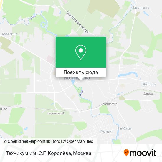 Карта Техникум им. С.П.Королёва