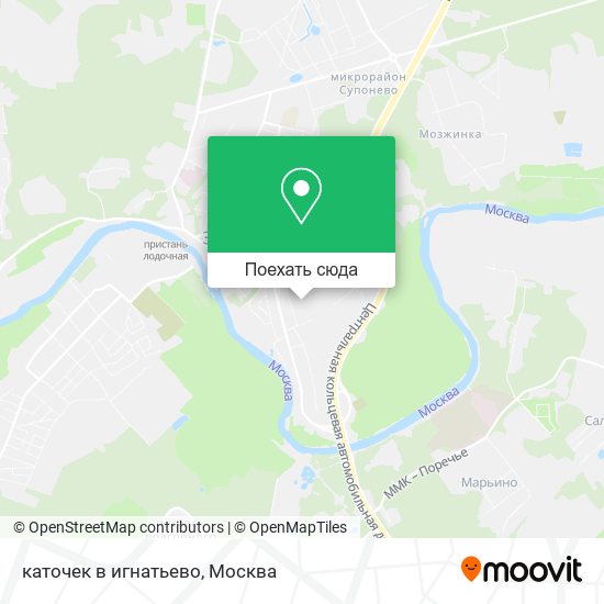 Карта каточек в игнатьево