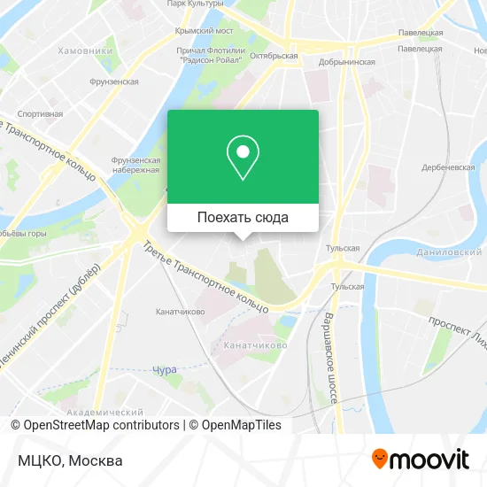 Карта МЦКО