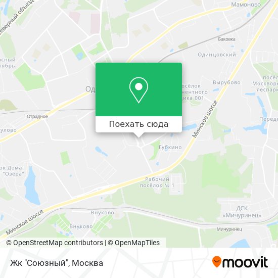 Карта Жк "Союзный"