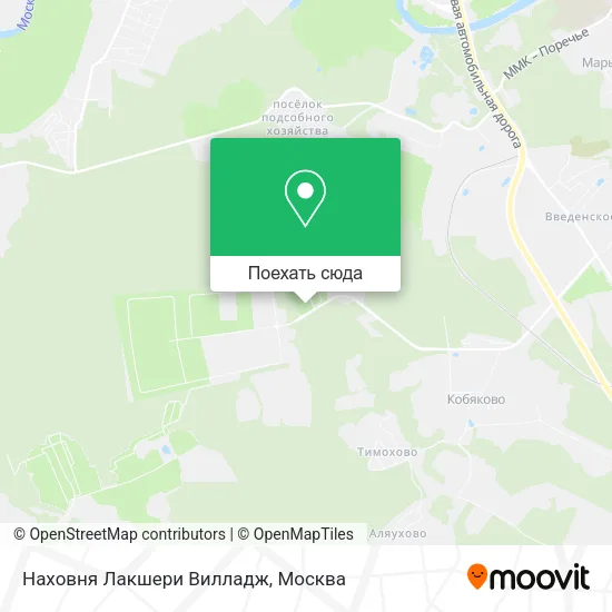 Карта Наховня Лакшери Вилладж