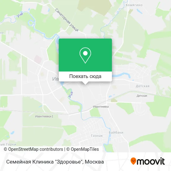Карта Семейная Клиника "Здоровье"